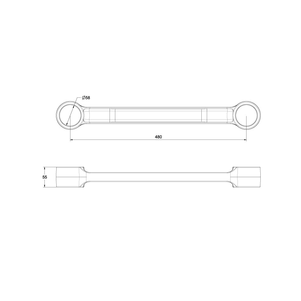 S BRAZO TENSOR FIJO SUSP.2000 SIN BUJES