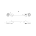 S BRAZO TENSOR REGULABLE 2000 C/BUJE