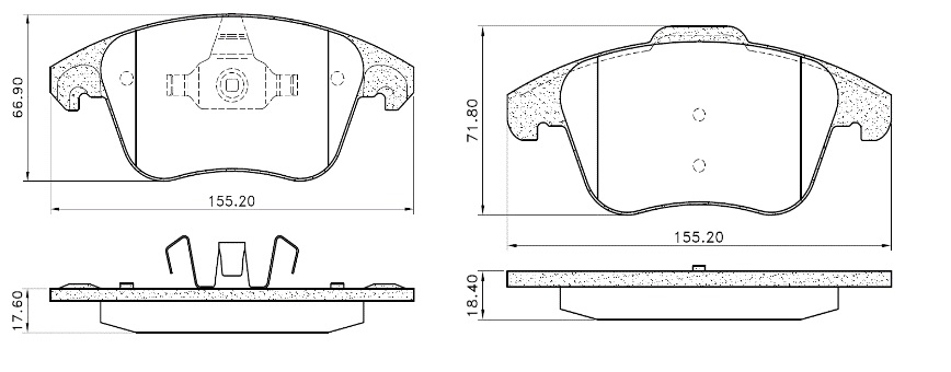 PASTILLA GRAN PICASSO LOUNGE DS4  155,2x71,8/67x18,5/17,5  DEL