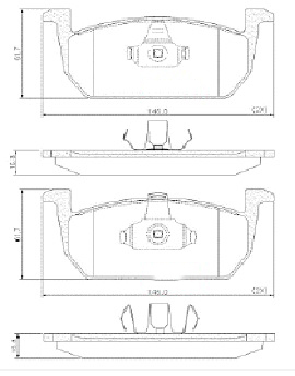 PASTILLA POLO VIRTUS NIVUS T-CROSS 18/  145x62x17  DEL