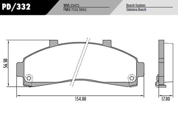 PASTILLA EXPLORER RANGER 95> BESTA BX  154x55,6x16,5  DEL