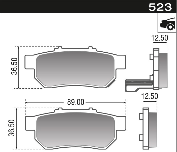 PASTILLA CITY FIT CIVIC  89x36,5x12,5  TRAS