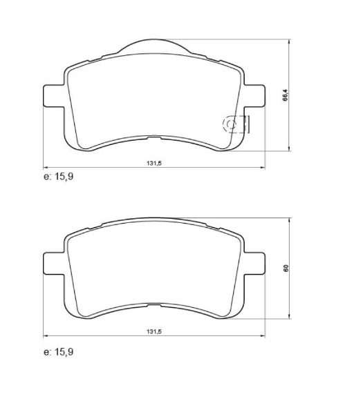 PASTILLA FORD TERRITORY 1.5 2020/ DEL