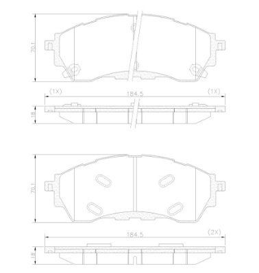 PASTILLA RANGER RAPTOR 4X4 AT 184.5x70x18 DEL