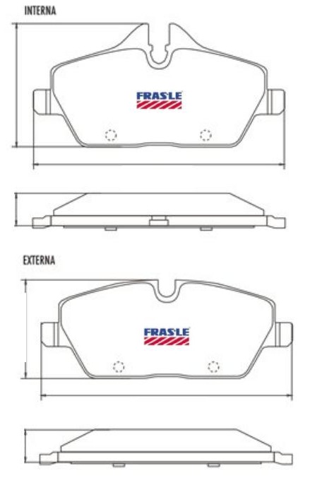 PASTILLA BMW SERIE 1 04/  131,5x65/53,5x17  DEL