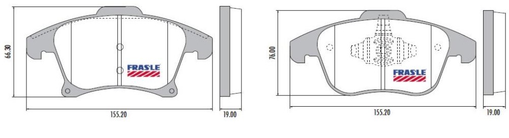 PASTILLA MONDEO 15/  155x76/66,3x19  DEL