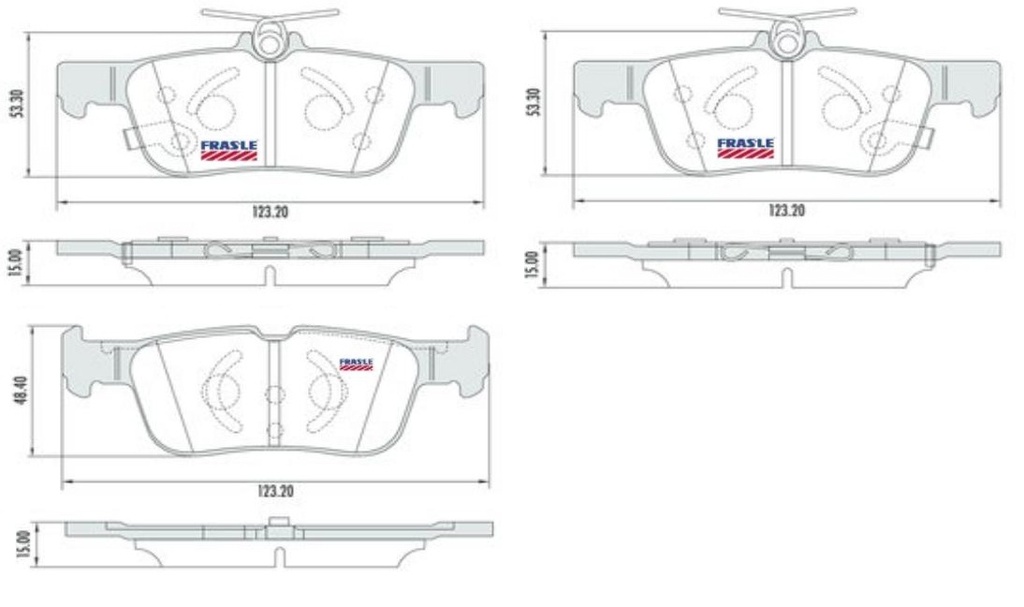 PASTILLA MONDEO 12/  123x52,6/47,8x15,7  TRAS