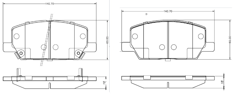 PASTILLA TRACKER 18/  140,7x60x18  DEL