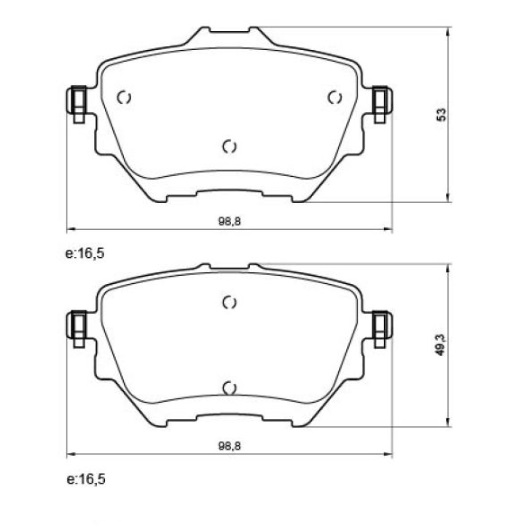 PASTILLA C4 PICASSO HDI 13/  98,2x53/49,7x16,5  T