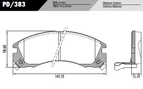 PASTILLA MONTERO  150x59x16,5  DEL