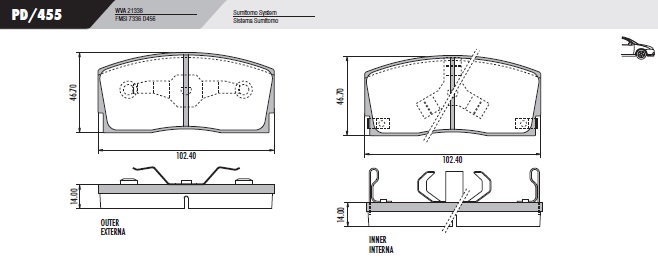 PASTILLA CHARADE  102,4x46,7x14  DEL