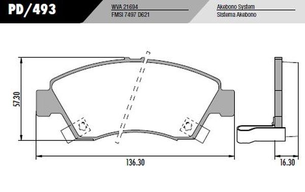 PASTILLA CIVIC  136,3x57,3x16,3  DEL