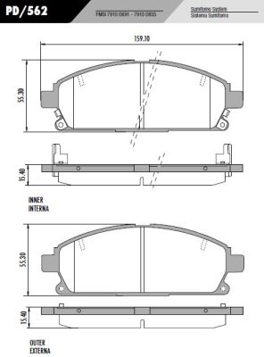 PASTILLA PATHFINDER 01/04  158,8x55,3x16,5  DEL