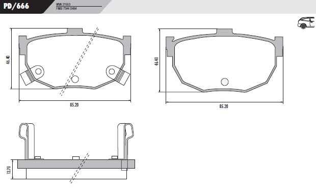 PASTILLA CERATO 2.0  85,2x46,4x13,7  TRAS