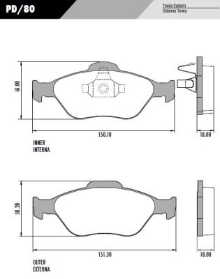 PASTILLA FIESTA MAX 09/  151x58x18 / 150x61x18  DEL