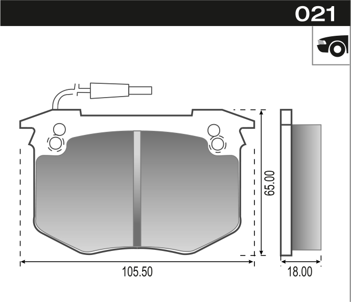 PASTILLA 504 505 PZA BX C/S RX  105x65,2x17,4  DEL