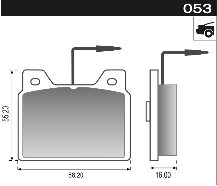 PASTILLA 505 TD 93> 604  68,3x55,2x16  TRAS