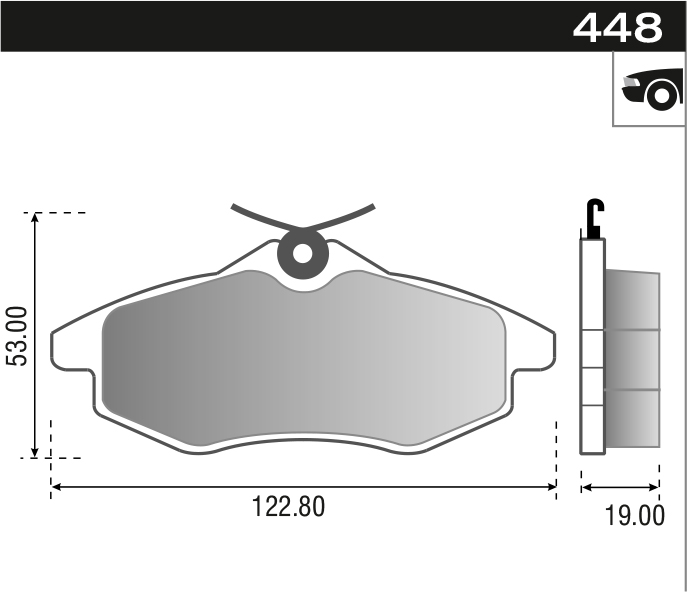 PASTILLA C2 C3 1.1 1.4 1.4 HDI 02>  122,8x53x19  DEL