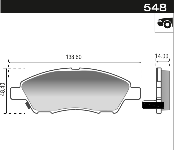 PASTILLA MARCH VERSA NOTE  138,5x48,3x14  DEL