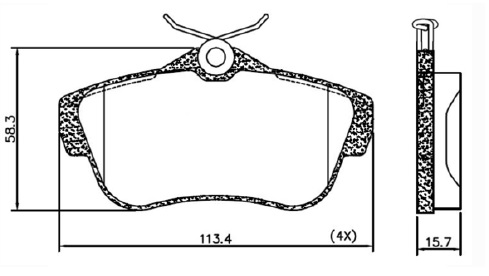 [PD1604] [Frasle] PASTILLA EXPERT 06/  113,4x58,3x15,7  TRAS