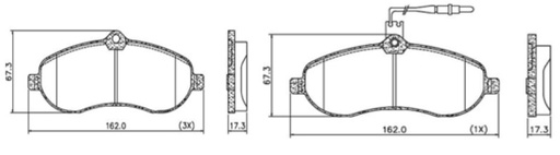 [PD1606B] [Frasle] PASTILLA EXPERT 06/  162x67,3x17,3  DEL