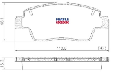 [PD1660] [Frasle] PASTILLA KWID  19/ VENTI  111x48,5x15,5  DEL