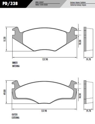 [PD328] [Frasle] PASTILLA GOLF POLO SOLIDO  138x49x19,7  DEL