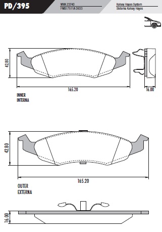 [PD395] [Frasle] PASTILLA NEON 1.8  165,2x42,8x16  DEL