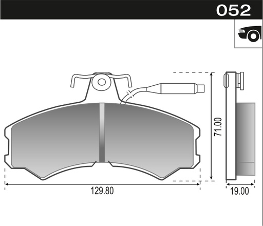 [12023] [Durbloc] PASTILLA DUCATO  129,8x71,2x19  DEL