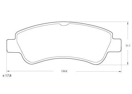 [3127M] [Mazfren] PASTILLA 206 207 208 307 C3 C4 PARTNER D